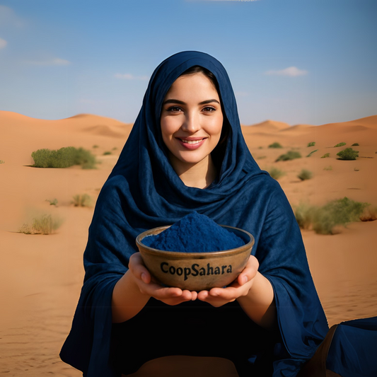 النيلة الصحراوية: كنز الجمال الطبيعي من الصحراء