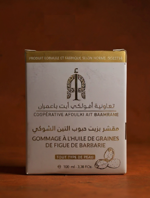 مقشر بزيت التين الشوكي